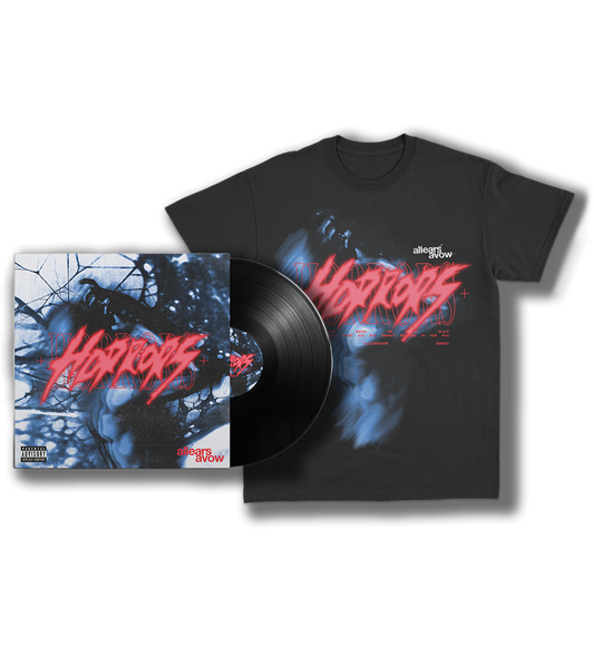 PRE-ORDER - 'HORRORS' BUNDLE - T-SHIRT & VINYL